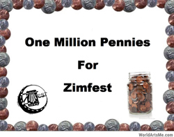 One Million Pennies for Zimfest