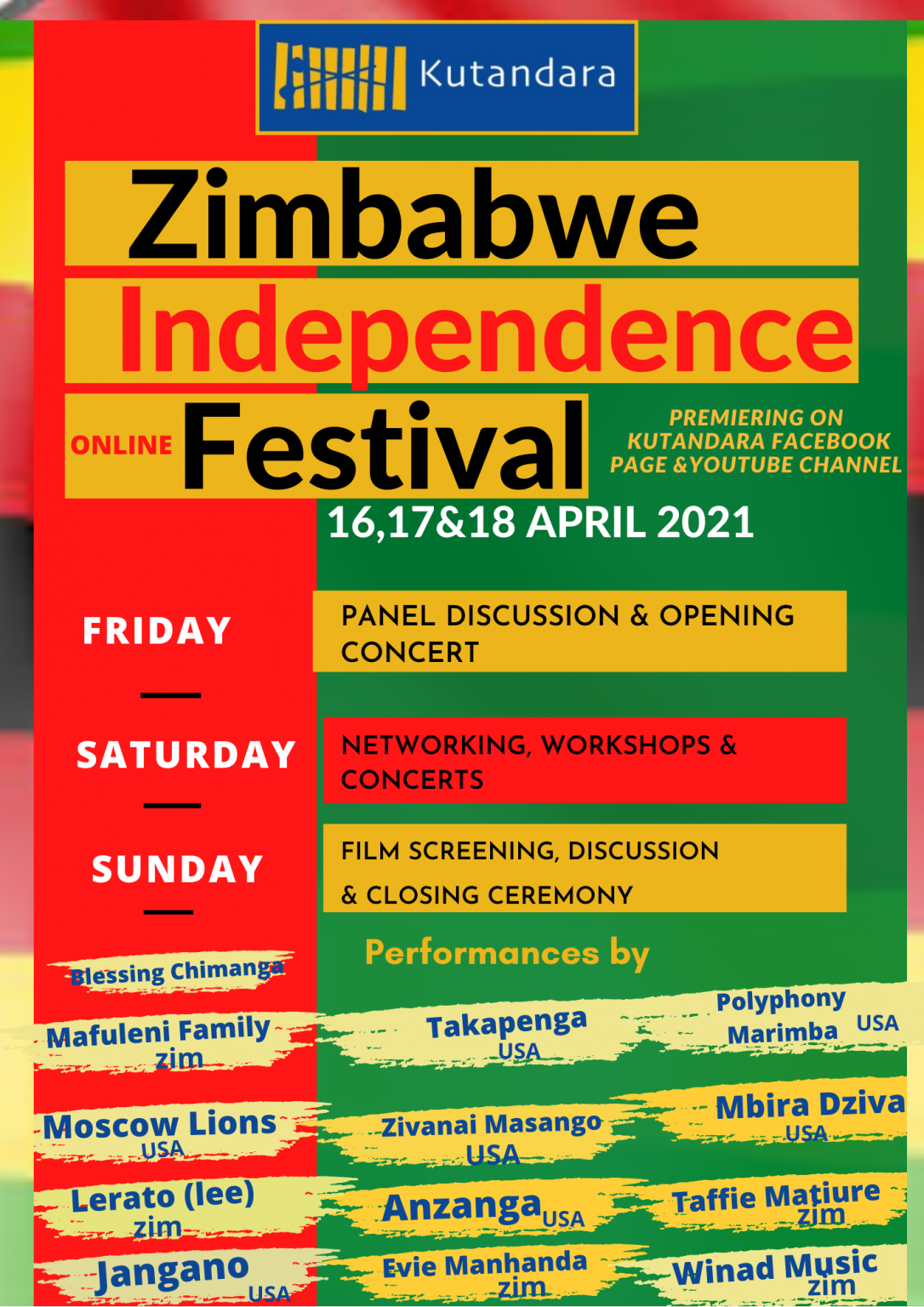 Zimbabwe Independence Festival - Zimbabwean Music Festival