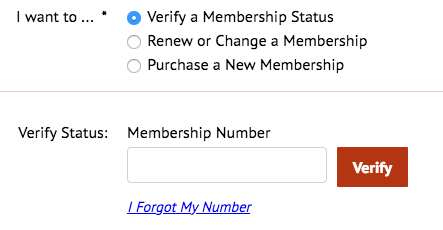 Verify membership
