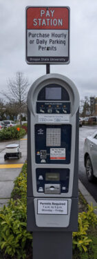 OSU Parking Pay Station
