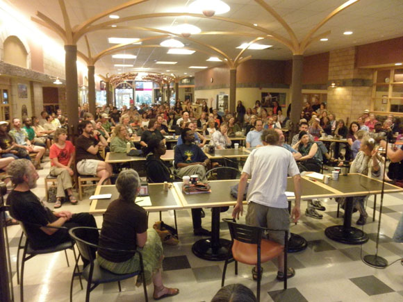 Zimfest 2010 Village Meeting at McNary Dining Center